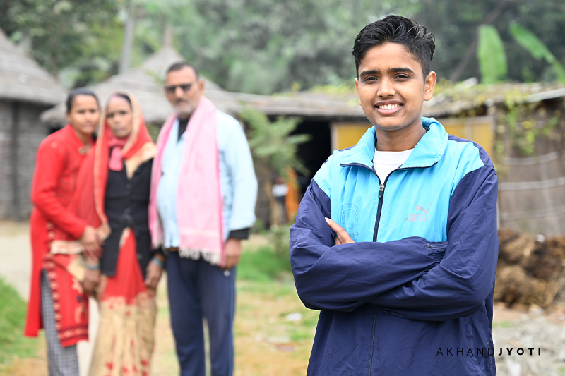 Kalyani Kumari with parents